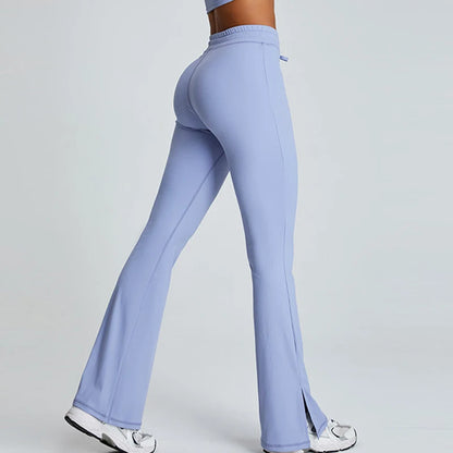 Ribbed Airbrush Bellbottoms