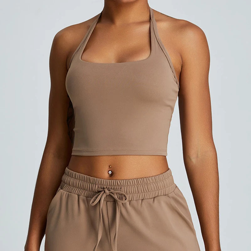 Midriff Mia Halter Tank