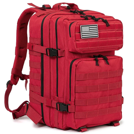 Ruby Red 45L Tactical Backpack