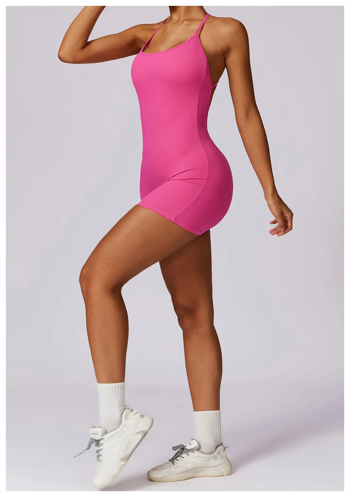 Aubrey Airbrush Gym Romper