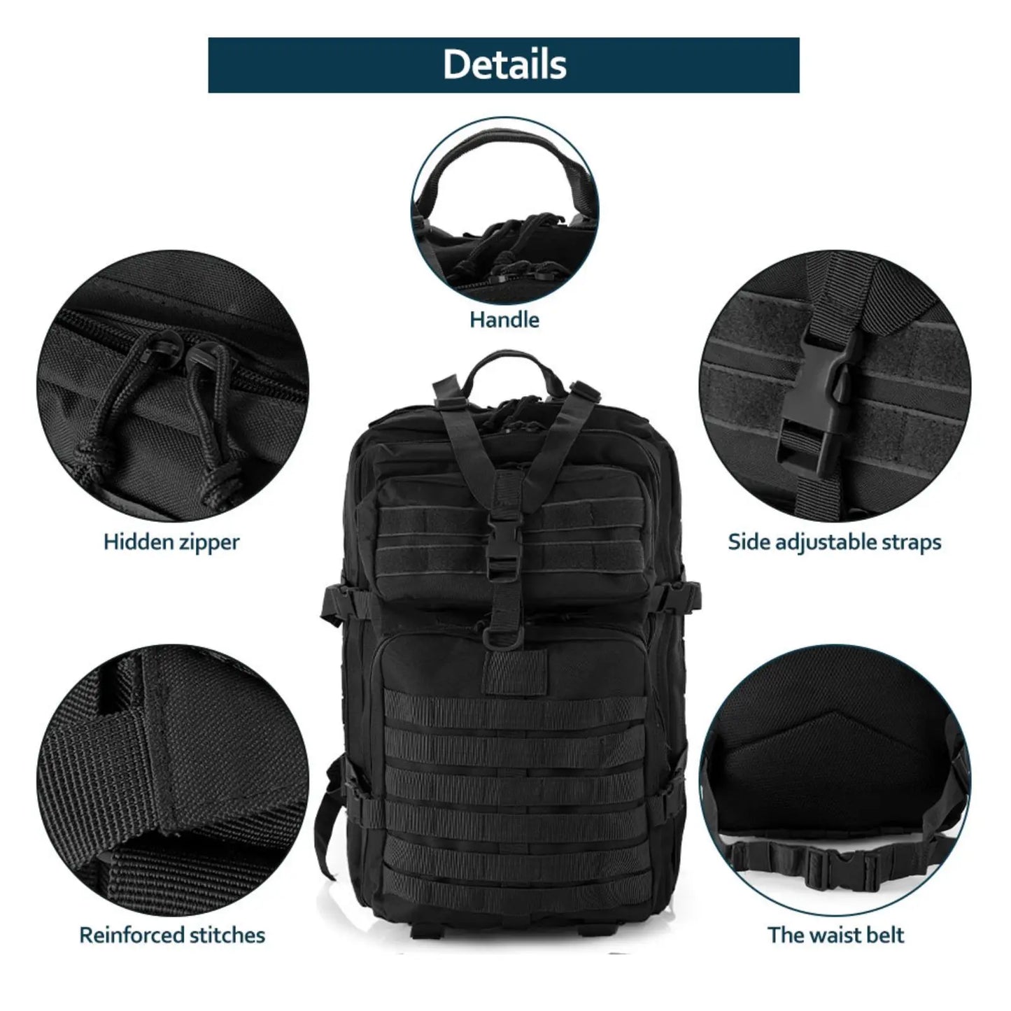 Cherry Blossom 50L Tactical Backpack