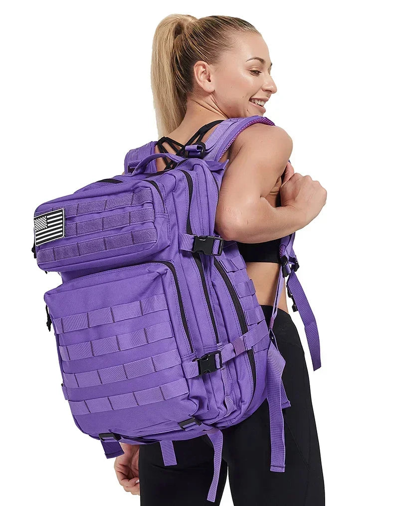 Violet Vortex 45L Tactical Backpack