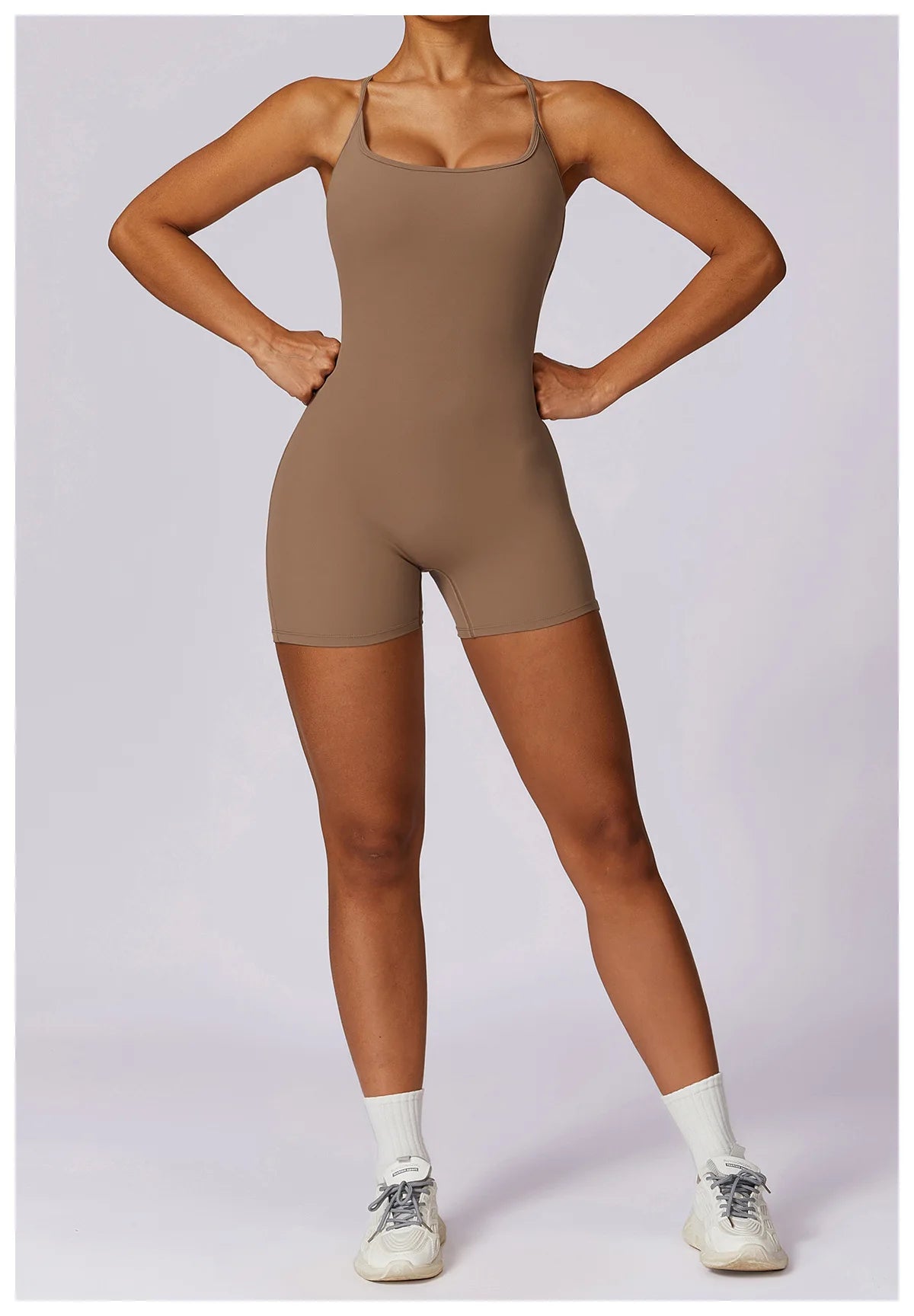 Aubrey Airbrush Gym Romper