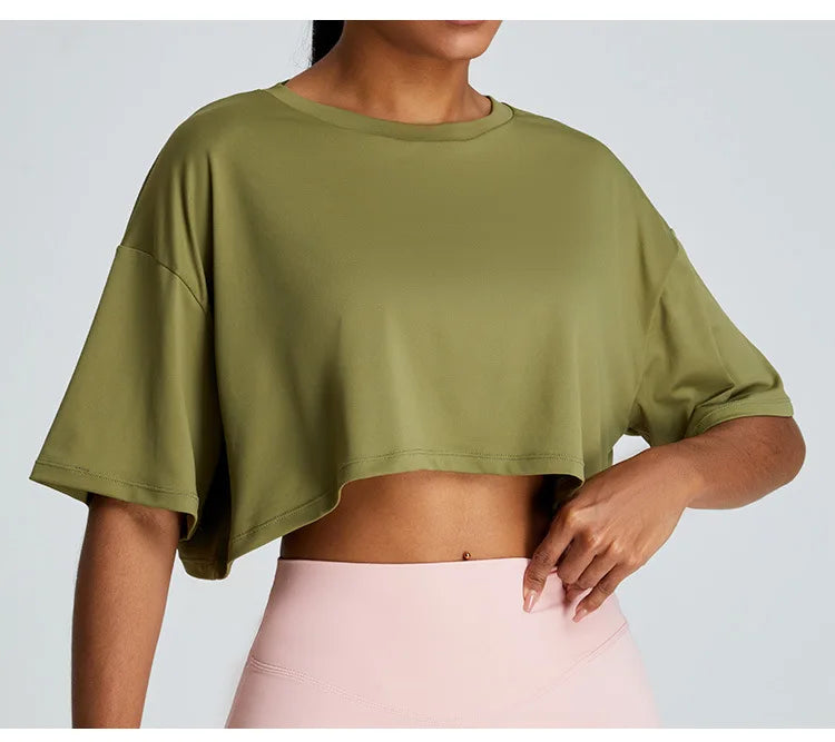 Allison Oversized Crop Top