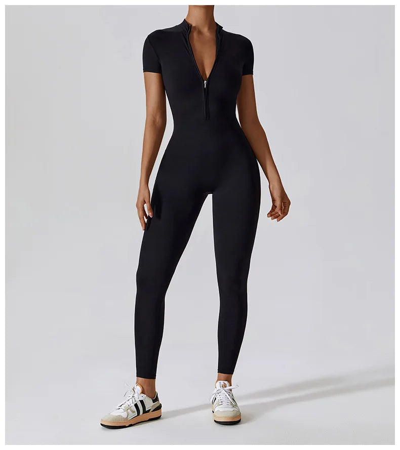 Alex Front-Zip Jumpsuit