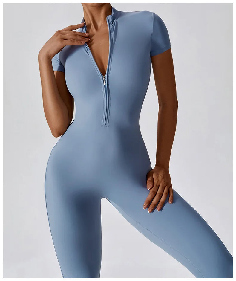 Alex Front-Zip Jumpsuit