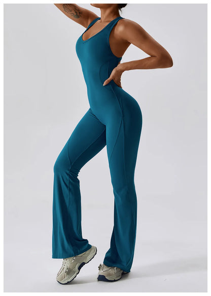 Ayla Airbrush Gym Jumpsuit