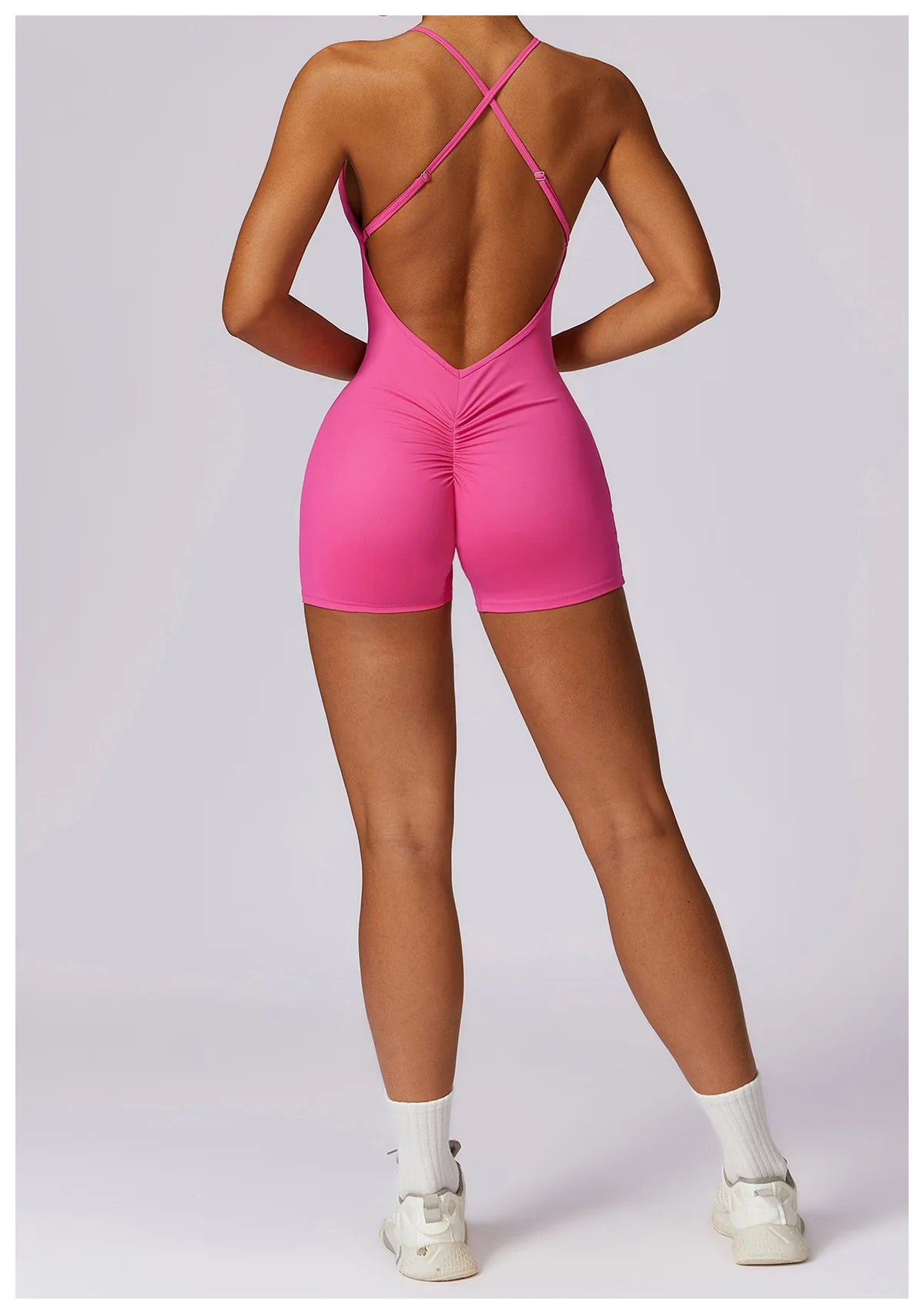 Aubrey Airbrush Gym Romper