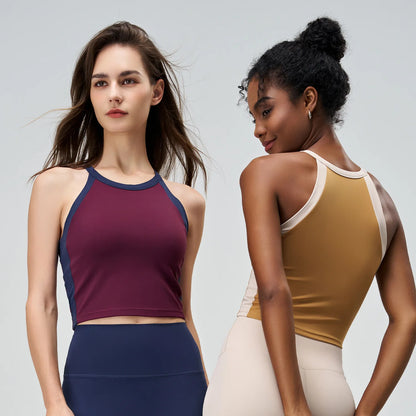 PowerBlend Colorblock Crop Camisole