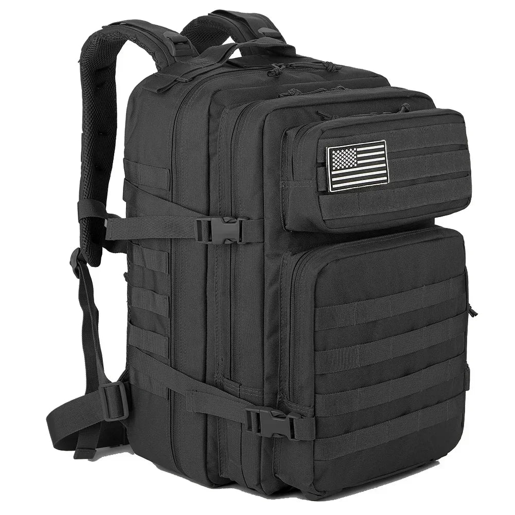 Black Obsidian 45L Tactical Backpack