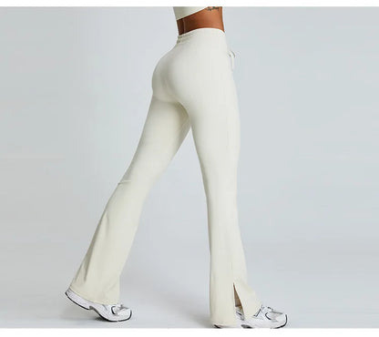 Ribbed Airbrush Bellbottoms