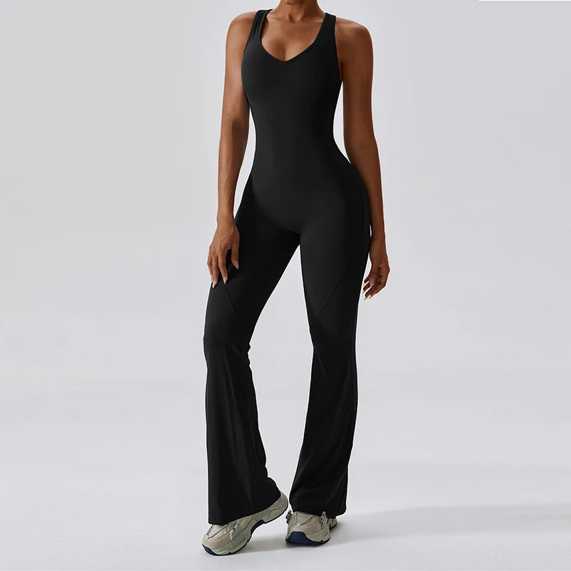 Ayla Airbrush Gym Jumpsuit