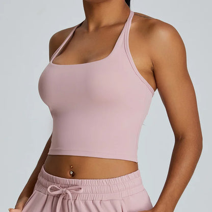 Midriff Mia Halter Tank