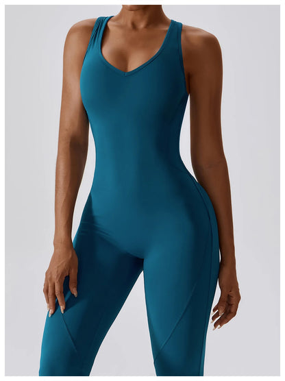 Ayla Airbrush Gym Jumpsuit