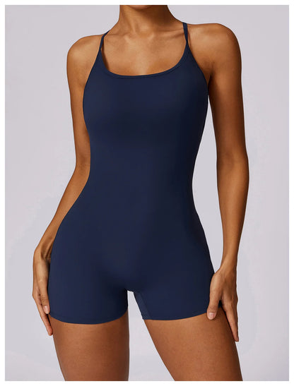 Aubrey Airbrush Gym Romper