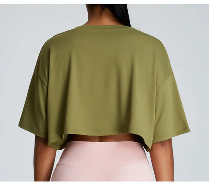 Allison Oversized Crop Top