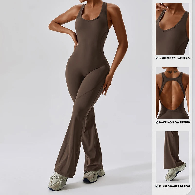 Ayla Airbrush Gym Jumpsuit